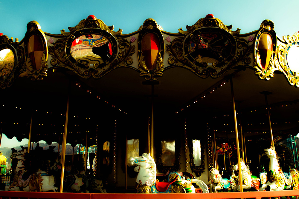 マリーナシティのメリーゴーラウンド