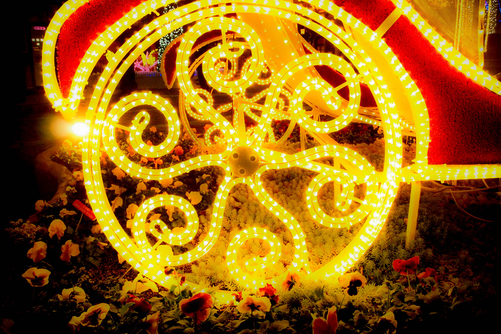 マリーナシティのイルミネーション